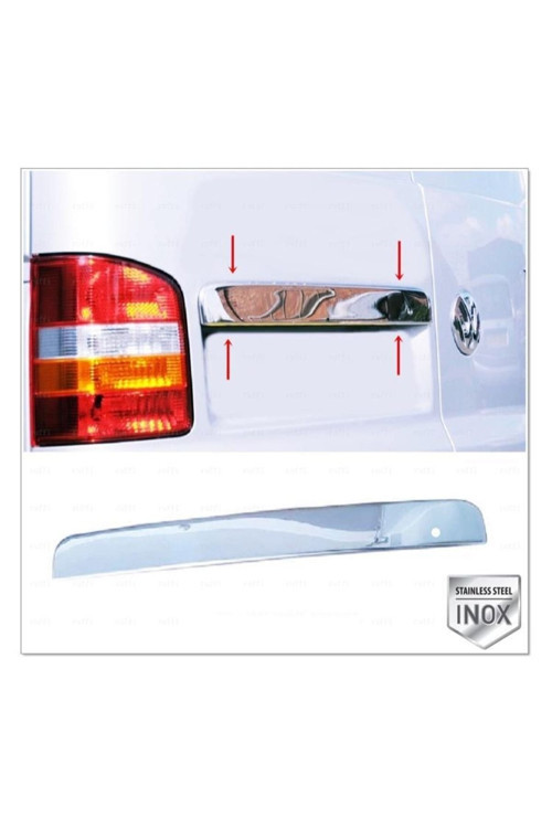 Vw T5 Transporter Uyumlu Krom Bagaj Çıtası 2003-2015 P. Çelik(çift Kapı)
