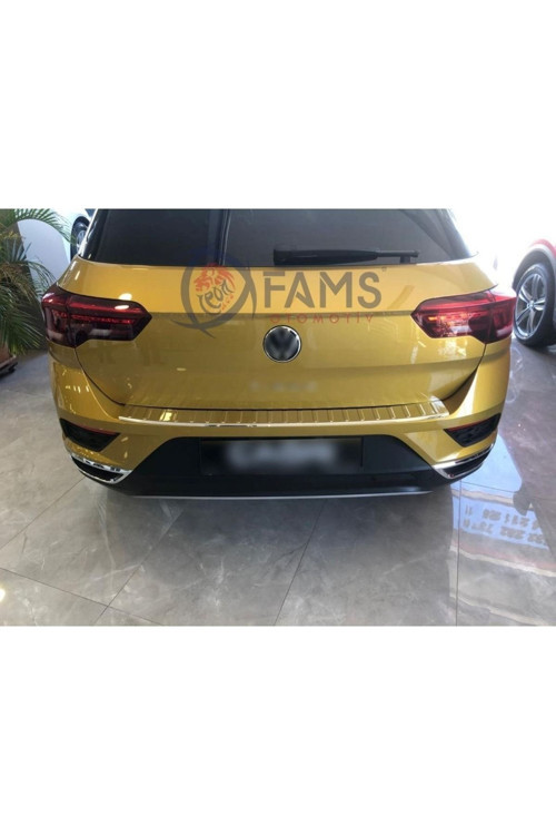 Vw Uyumlu T-roc Krom Arka Tampon Eşiği 2017 Üzeri Paslanmaz Çelik
