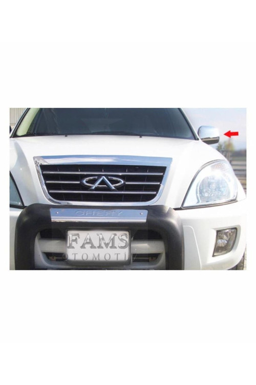 Cherry Tiggo Krom Ayna Kapağı 2 Prç. 2008-2014 Arası Uyumlu P. Çelik