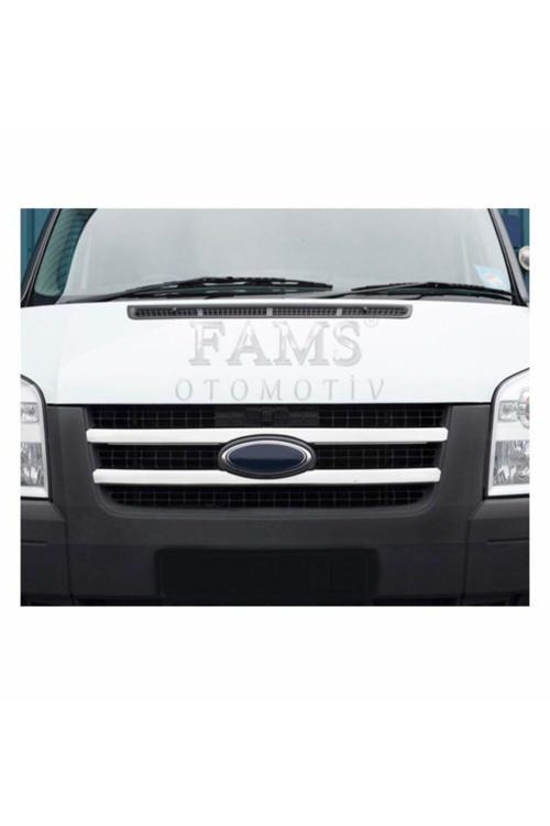 Ford Transit Uyumlu Krom Ön Panjur 2 Parça 2006-2014 Arası Paslanmaz Çelik