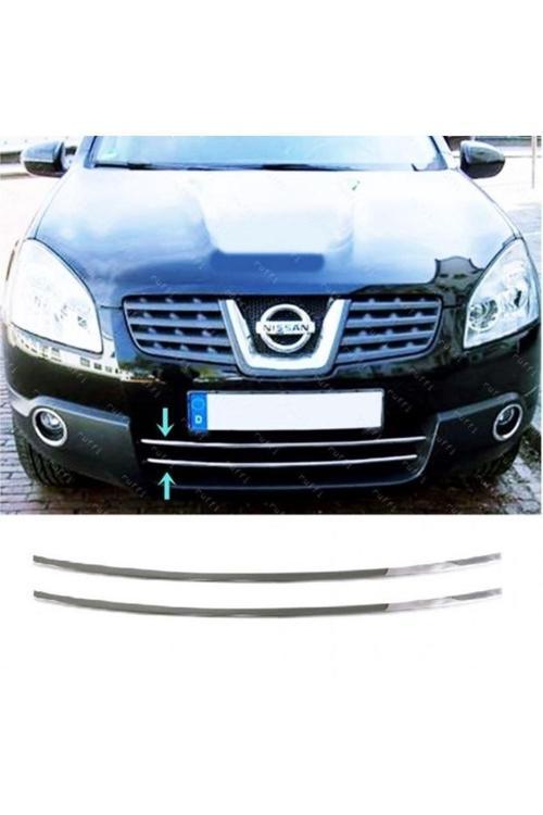 Nissan Qashqai J10 Krom Alt Ön Panjur 2 Parça 2007-2010 P. Çelik