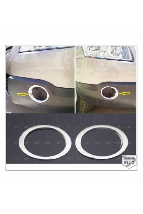 Nissan Qashqai J10 Krom Sis Çerçevesi 2 Parça 2007-2010 Paslanmaz Çelik