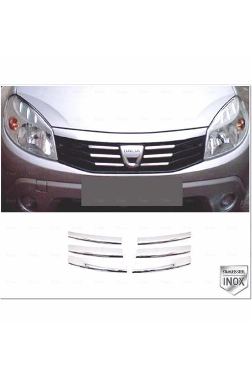 Dacia Sandero Krom Ön Panjur 6 Prç. 2006-2012 P. Çelik