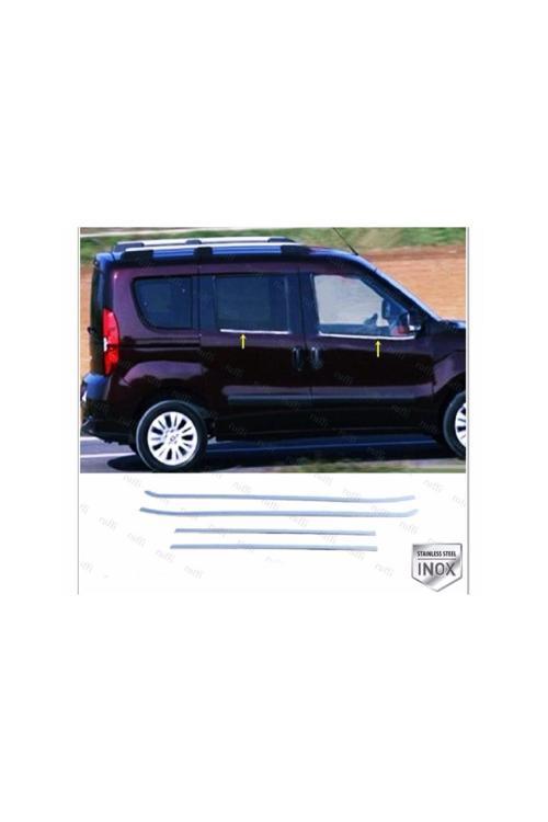 Fıat Doblo Krom Cam Çıtası 4 Kapı 2010 - 2022 arası P.çelik Uyumlu