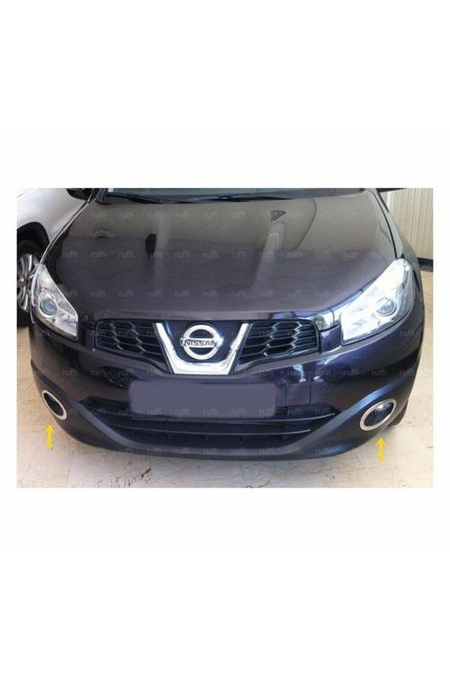 Nissan Qashqai J10 Krom Sis Çerçevesi 2 Parça 2010-2014 Paslanmaz Çelik