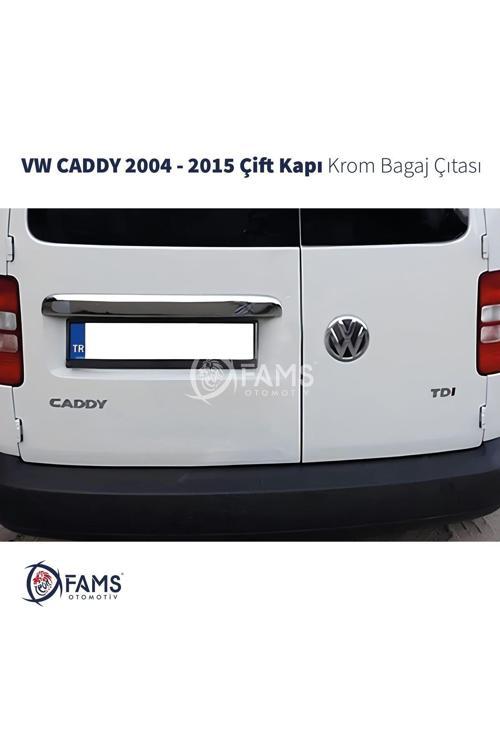 VW Caddy Krom Bagaj Çıtası 2004-2015 Paslanmaz Çelik (Çift Kapı)