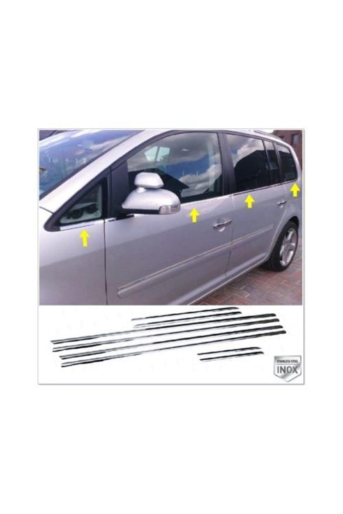 Vw Touran Krom Cam Çıtası 8 Prç. 2003-2010 Paslanmaz Çelik