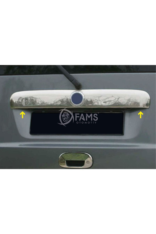 Fiat Doblo Krom Bagaj Çıtası 2006-2010 Arası Paslanmaz Çelik