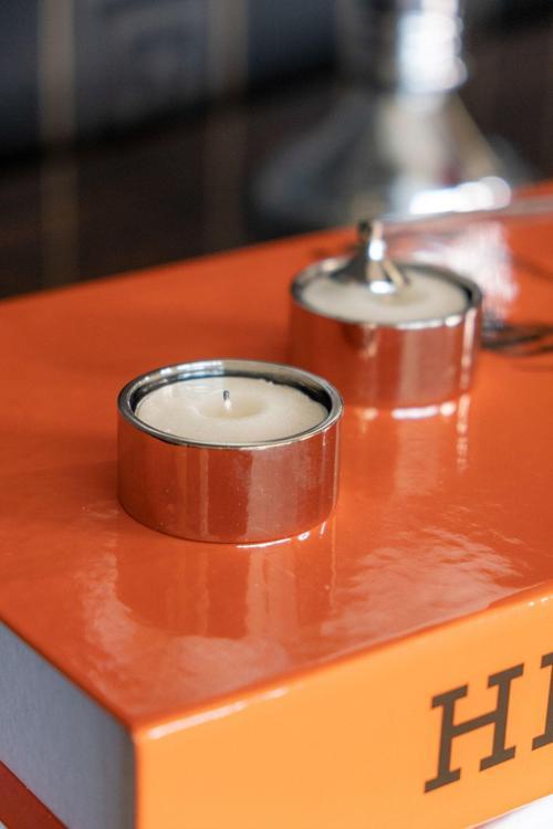 Pirinç El Yapımı Tealight Mumluk Lisbon