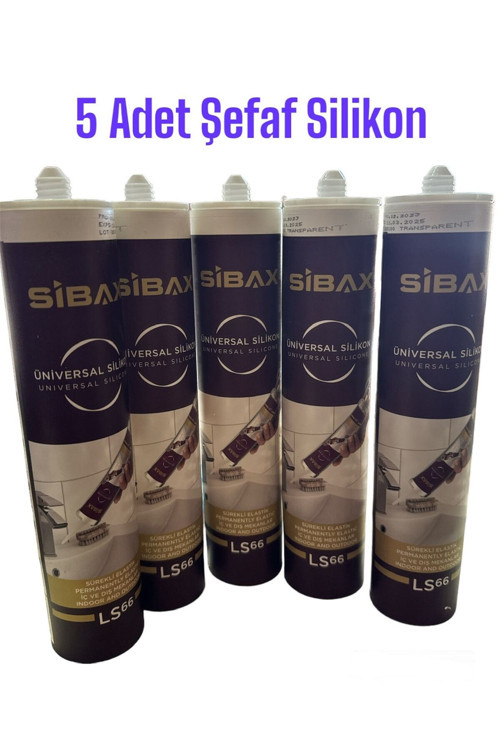 Şefaf Silikon 280Gr 5 Adet