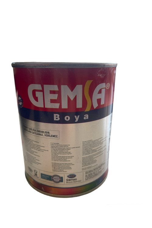 Boya Mat Siyah Endüstriyel Selülozik Boyalar 1Kg~0’75Lt