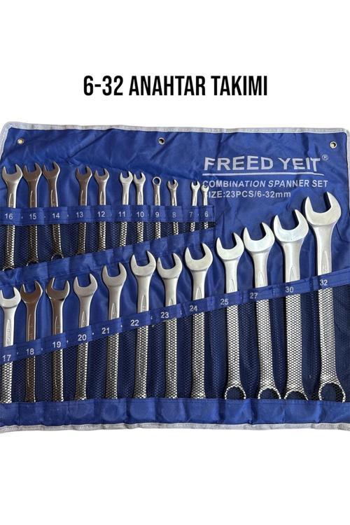 Anahtar Takımı Kombine Yıldız Ve Düz 6-32 (23Pcs)