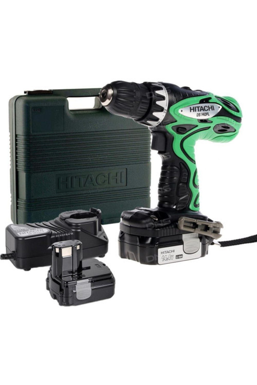 Hıtachı 2 Yıl Ds14Dfl Profesyonel Akülü Matkap 14.4V/1.5Ah Li-İon Çift Akülü 2 Darbesiz 14.4 Volt 1.5 - 1.9