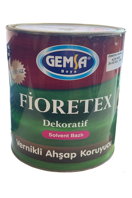 Boya Fioretex Vernikli Açık Meşe Ahşap Koruyucu 2.5Kg