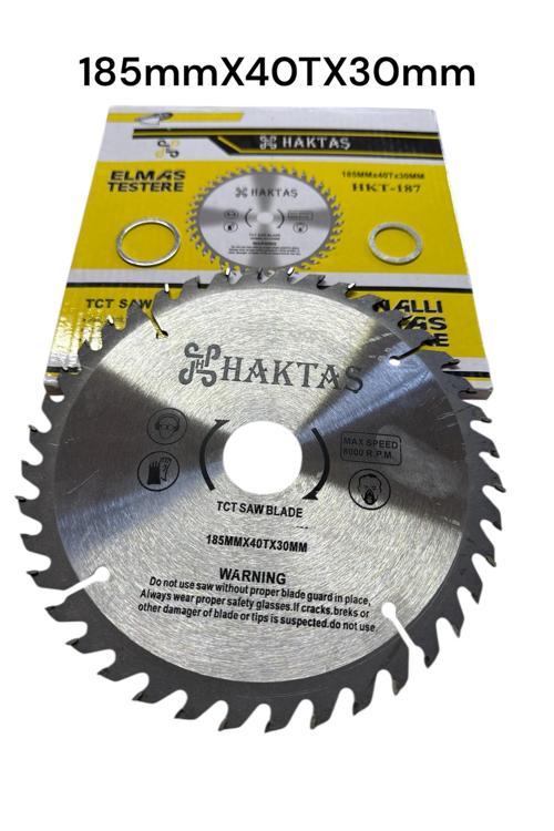 Elmas Daire Testere Bıçağı Kanallı 185Mmx40
