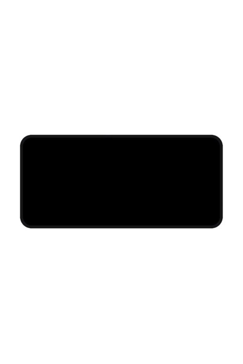 Srf-888 Düz Siyah Oyuncu Mouse Pad 70X30 Cm Kaymaz Dikişli