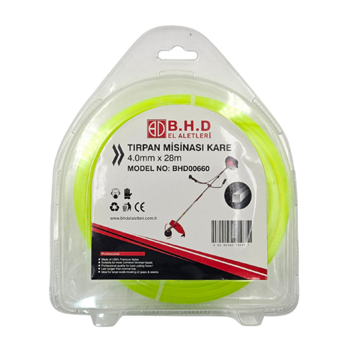 B.H.D BHD00660 4mm 28m Kare Tırpan Misina