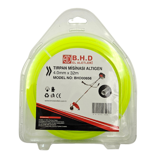 B.H.D BHD00656 4mm 32m Altıgen Tırpan Misina