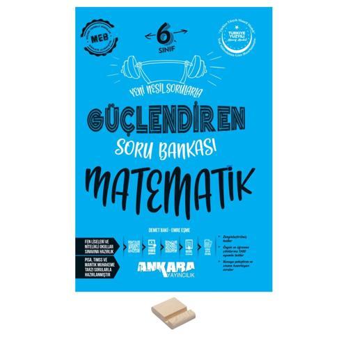 6. Sınıf Güçlendiren Matematik Soru Bankası ve Telefon Standı