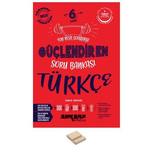 6. Sınıf Güçlendiren Türkçe Soru Bankası ve Telefon Standı