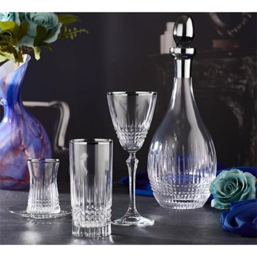 Bakara Platin Butik 61 Parça 12 Kişilik Kristal Lüx Sofra Bardak Su Takımı