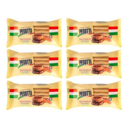 Pesotti Kedi Dili Bisküvi 200 gr x 6 Adet