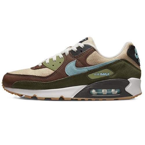 Air Max 90 Leather Sneaker Green Hakiki Deri Unisex Günlük Spor Ayakkabı Yeşil