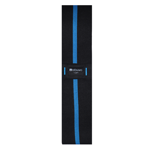 Light Squat Direnç Bandı 31x8 cm Kaymaz Fitness Egzersiz Lastiği – Siyah & Mavi