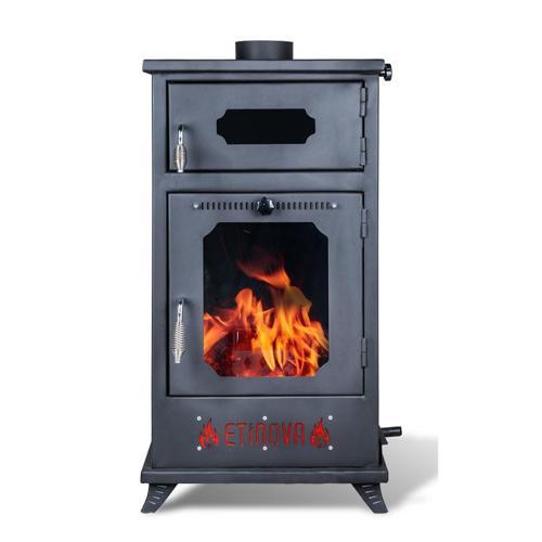 Eti-B4 Fırınlı Odun ve Pelet yakan  Şömine Tipi Soba