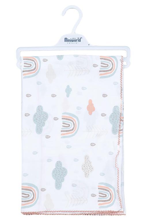 Müslin Battaniye Bebek Örtüsü 80x80