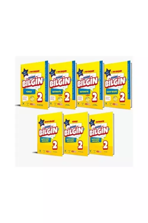  Kırmızı Beyaz Yayınları 2. Sınıf Efsane Bilgin Set Yeni