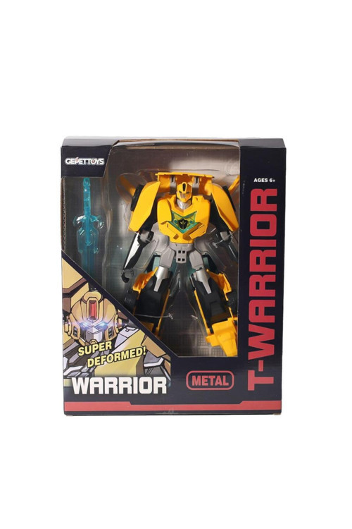 Nessiworldlj1651 Metal Gövdeli Dönüşebilen Robot -Gepettoys