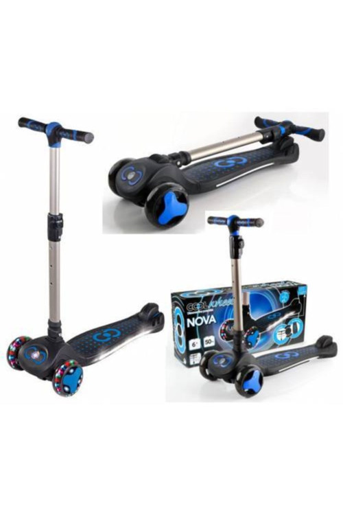 Cool Wheels Nova Full Işıklı Scooter Mavi