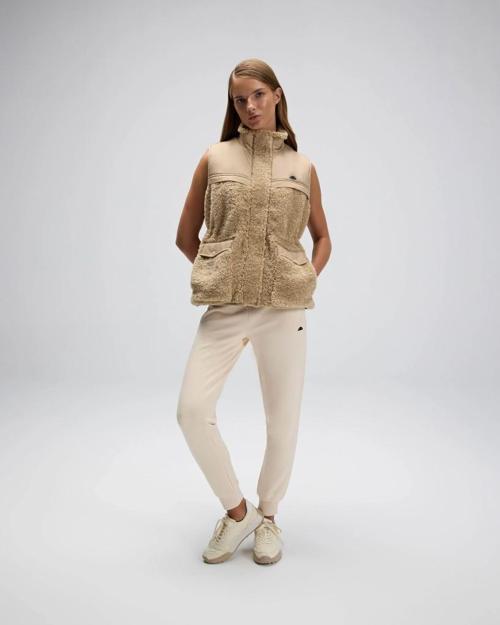 EF532-BG Kadın Bej Eşofman Altı