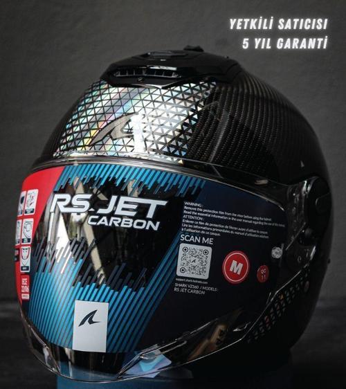 Rs Jet Carbon Ikonik Açık Kask