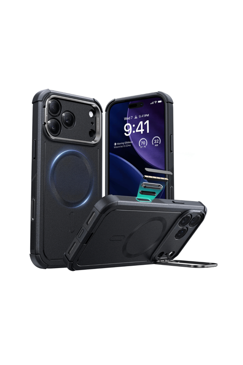 iPhone 17 Pro Uyumlu Manyetik Şarj Destekli Cyber Kılıf