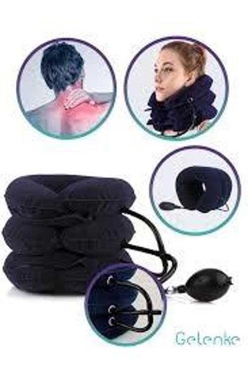 Şişme Boyunluk 3 Kat & 3 Pompa Lacivert