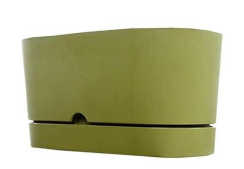 Begonya Balkon Saksısı 300x140mm  YosunYeşili