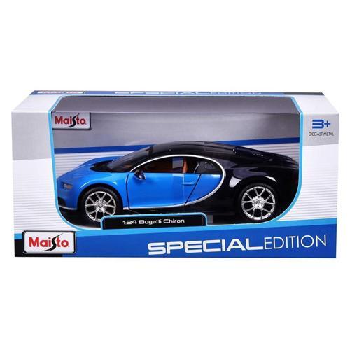 MAY 31514 Bugatti Chiron Model Araba 1:24 -Mavi