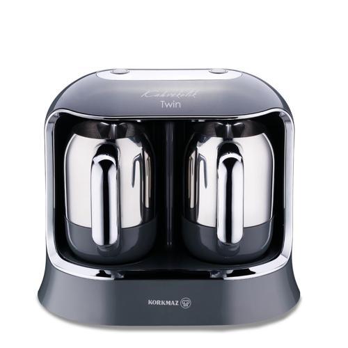 Kahvekolik Twin Cosmica Krom Kahve Makinesi A861-09