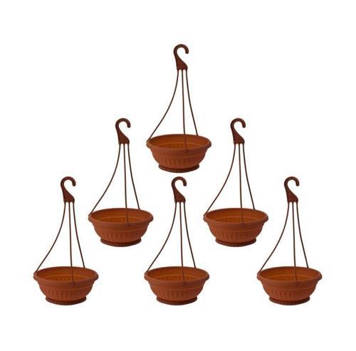 SY-5740 Askılı Aranjman Balkon Saksı No 1 Kahverengi 6 Adet