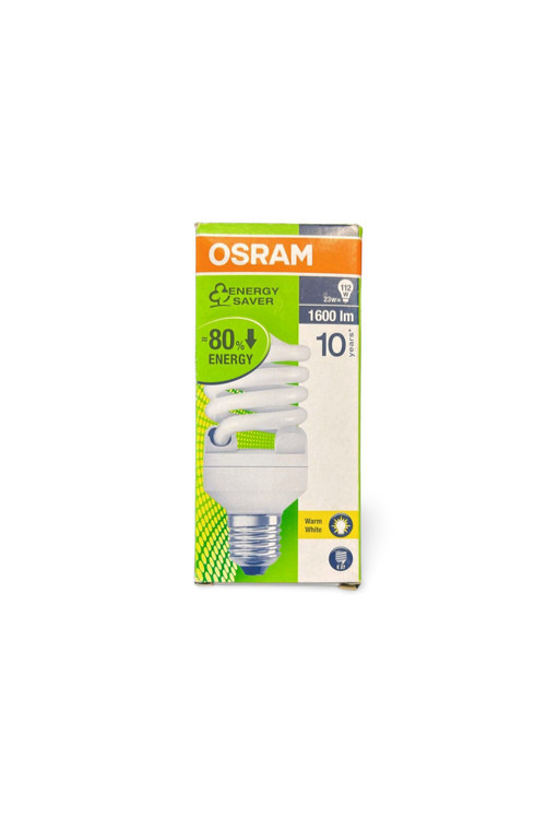 Tasarruflu Ampul Spiral 23W Gün Işığı (Sarı) E27 Duy