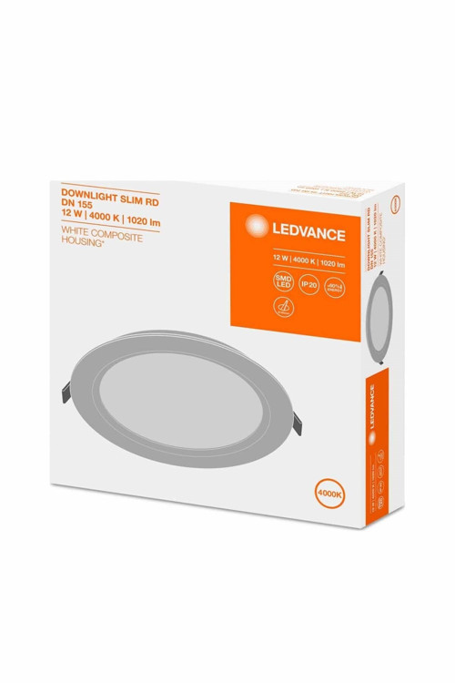 Ledvance Led Slim Downlight 12W Beyaz Işık 1020Lm Panel