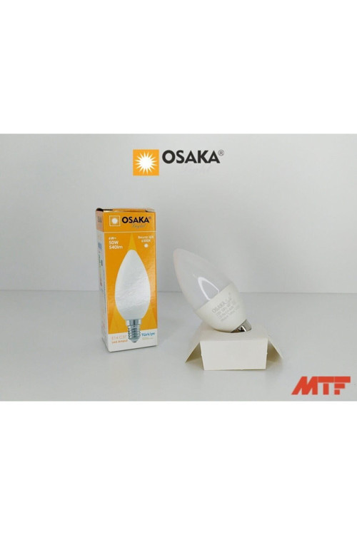 Osaka Lıght E14 6W 6500K Beyaz Işık 540Lm Led Mum Ampul
