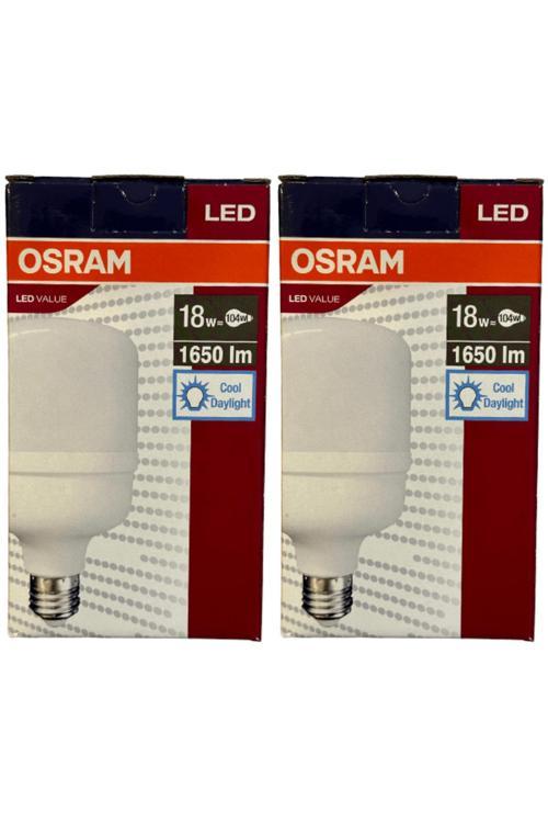 18W (104W) 6500K (Beyaz Işık) E27 Duylu Led Torch Ampul (2 Adet)