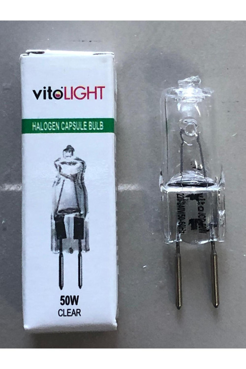 10 Adet 220V 50W 350 Lümen G 6.35 Halojen Lamba