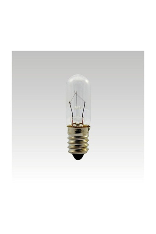 10 Adet 24V 25W E14 Bariyer Lambası - Halogen Ampul - E14 - Sarı Işık - 25 Watt - Beyaz