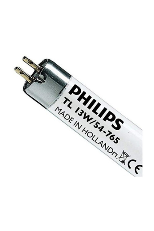 5 Adet Phılıps 13W/54-765 T 5 Floresan Lamba Beyaz Made In Polland