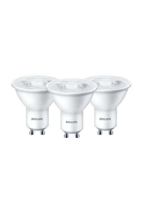 Led Ampul 4,7W Gu10 Duy Çanak Spot Ampul Sarı Işık-3 Adet