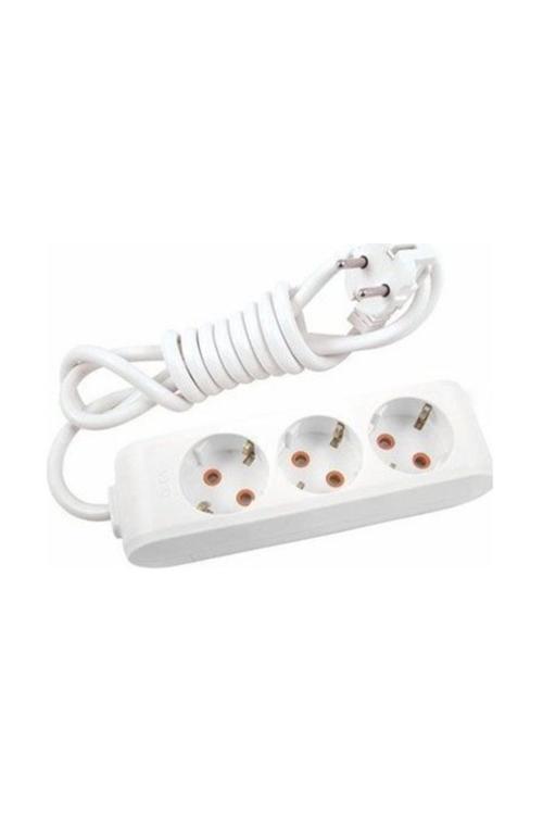 Viko Multi-Let 5 Mt. Üçlü Priz Topraklı Çocuk Korumalı Kablolu